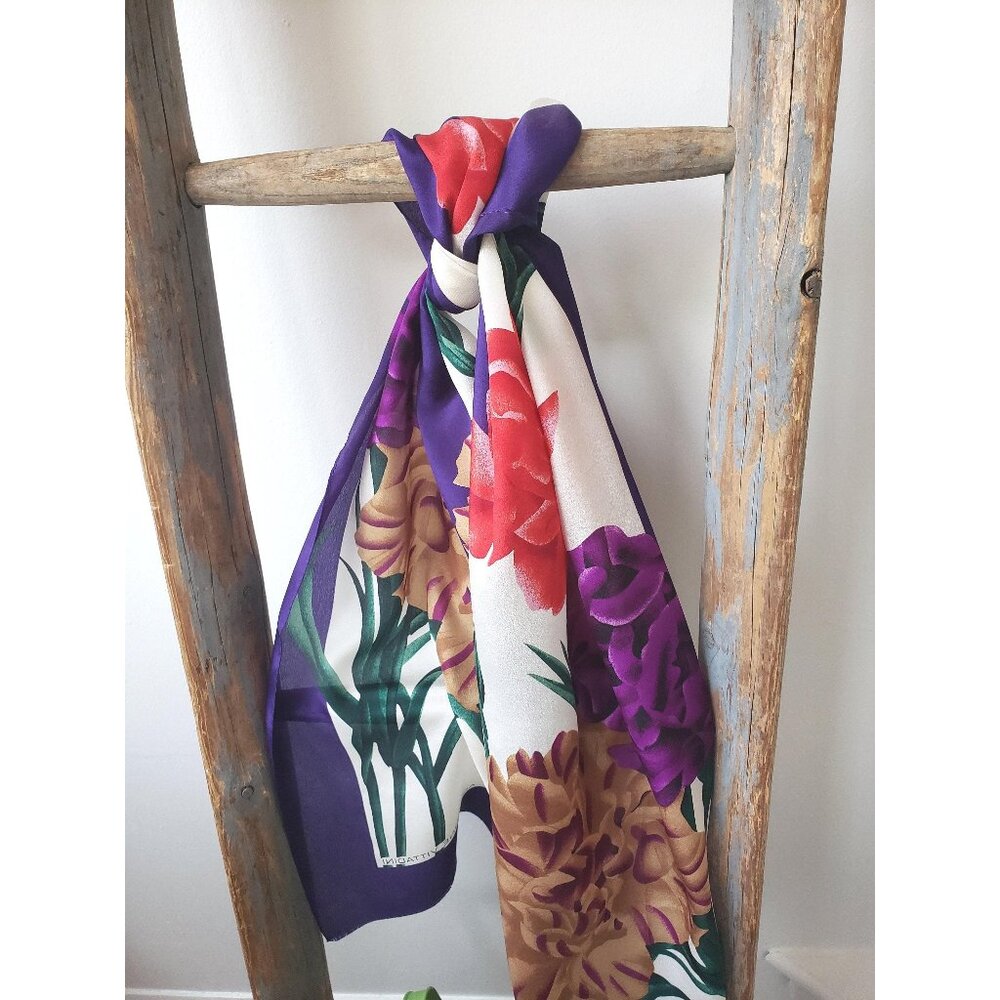 Peony Scarf by Adrienne Vittadini Floral Spring Scarf